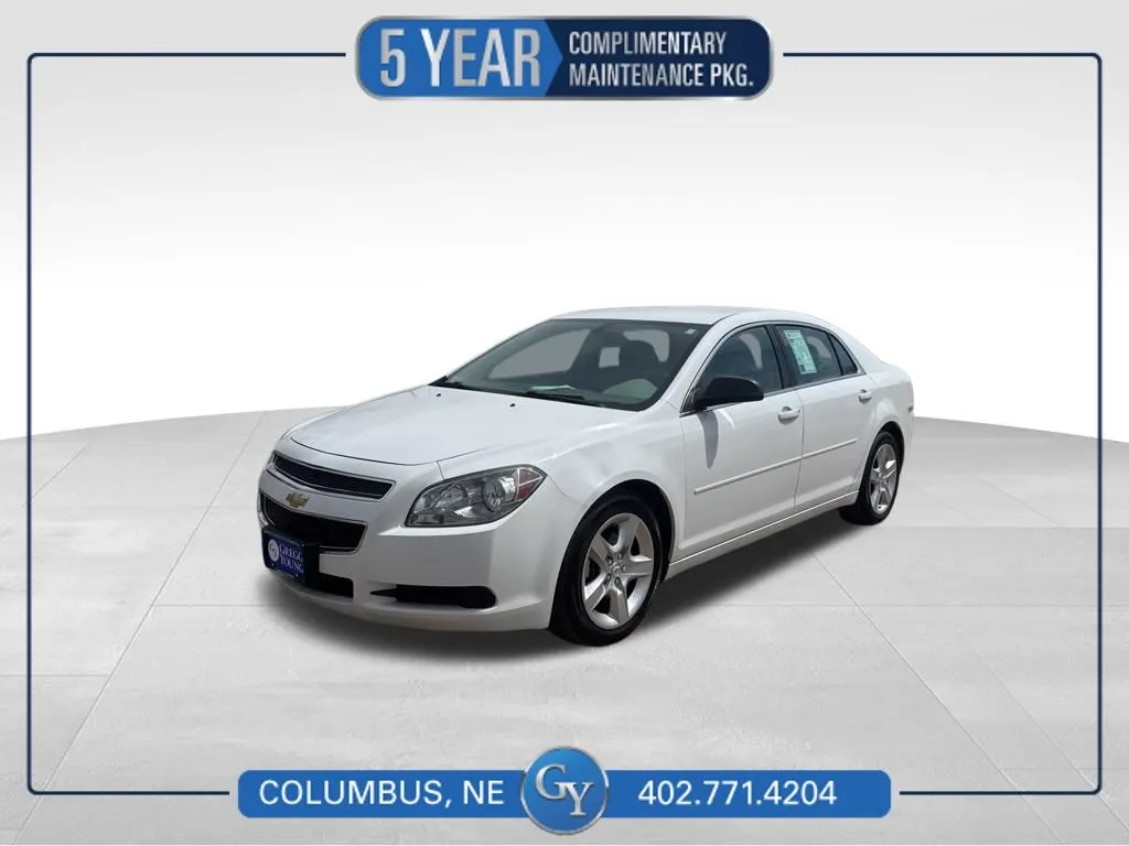 White 2012 Chevrolet Malibu LS for sale in Columbus, NE
