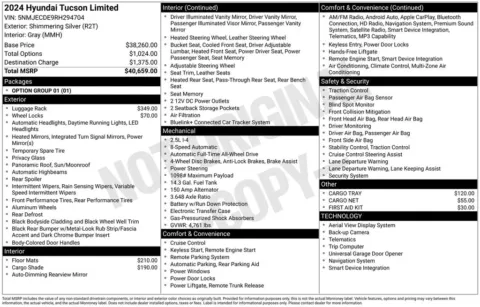 Photos of 2024 Hyundai Tucson Limited for sale in Columbus, NE at Gregg Young Toyota of Columbus