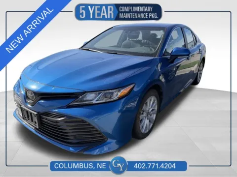 Blue 2020 Toyota Camry LE for sale in Columbus, NE