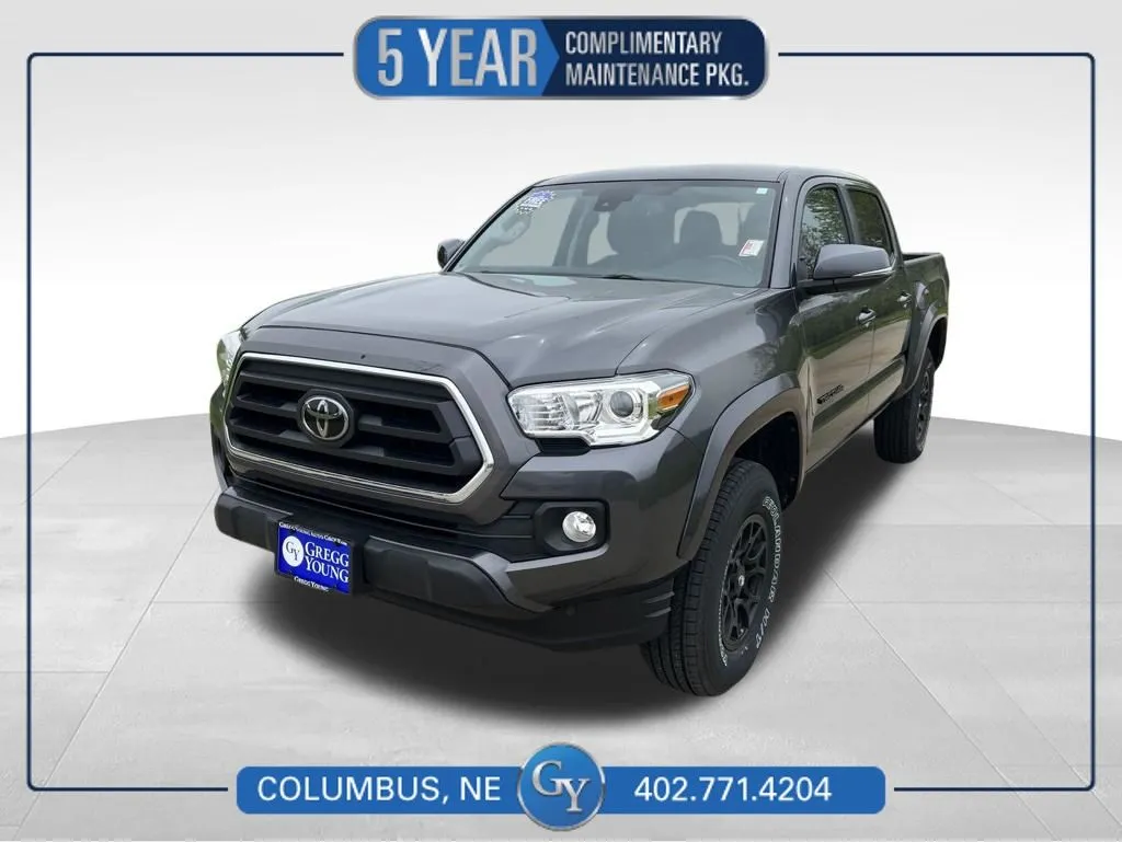Gray 2022 Toyota Tacoma SR5 for sale in Columbus, NE