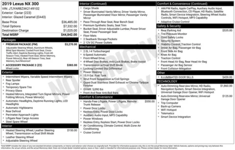 Photos of 2019 Lexus NX 300 Base for sale in Columbus, NE at Gregg Young Toyota of Columbus