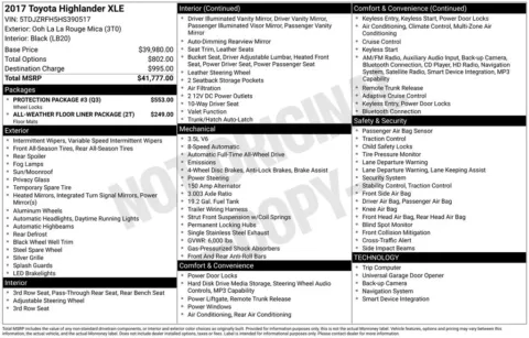 Photos of 2017 Toyota Highlander XLE for sale in Columbus, NE at Gregg Young Toyota of Columbus