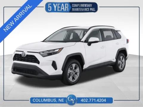 White 2025 Toyota RAV4 Hybrid XLE for sale in Columbus, NE