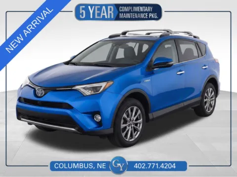 Blue 2016 Toyota RAV4 Hybrid Limited for sale in Columbus, NE