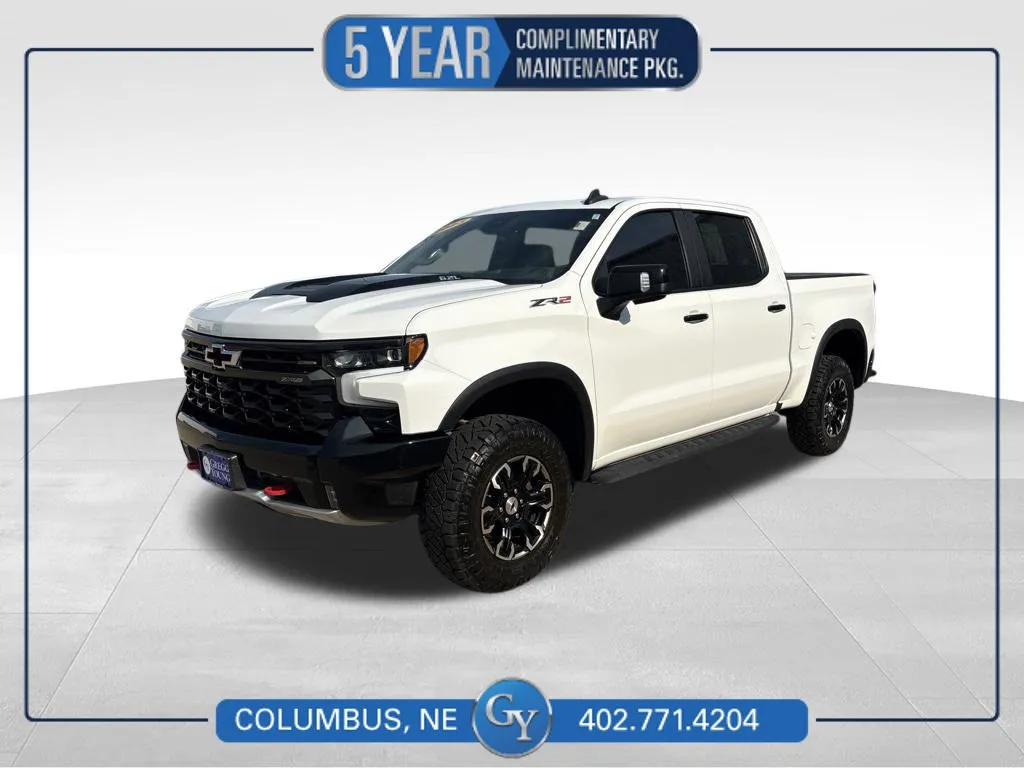 White 2023 Chevrolet Silverado 1500 ZR2 for sale in Columbus, NE