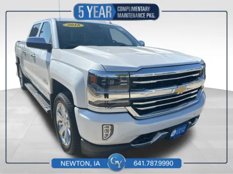 White 2018 Chevrolet Silverado 1500 High Country for sale in Newton, IA