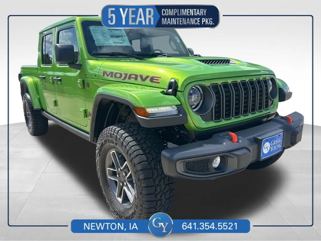 Green 2025 Jeep Gladiator Mojave for sale in Newton, IA