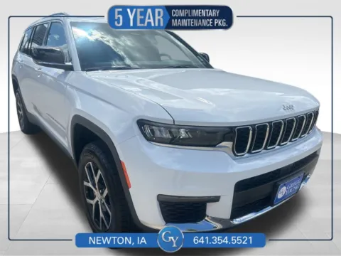 White 2025 Jeep Grand Cherokee L Limited for sale in Newton, IA