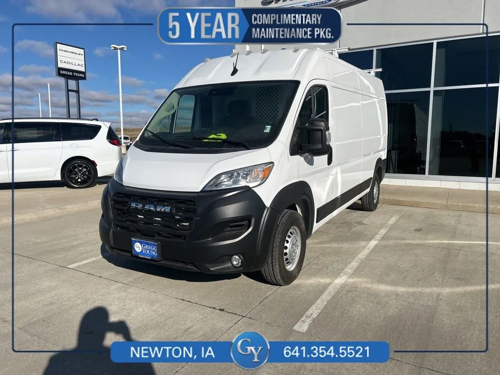 White 2024 Ram ProMaster 2500 High Roof for sale in Newton, IA