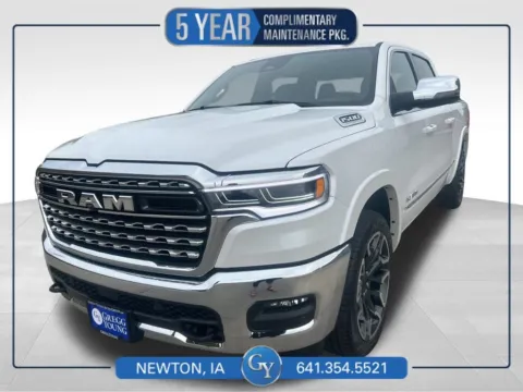 White 2026 Ram 1500 Limited for sale in Newton, IA