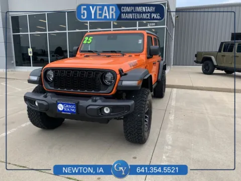 Orange 2025 Jeep Wrangler Willys for sale in Newton, IA