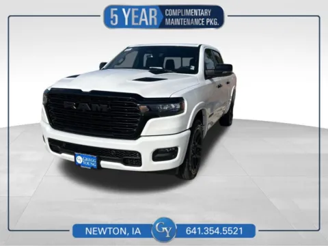 White 2026 Ram 1500 Laramie for sale in Newton, IA