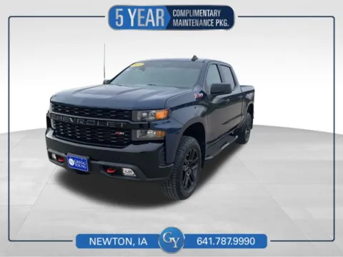 Blue 2021 Chevrolet Silverado 1500 Custom Trail Boss for sale in Newton, IA