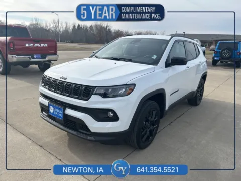 White 2026 Jeep Compass Latitude for sale in Newton, IA