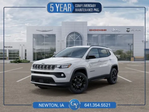 White 2026 Jeep Compass Latitude for sale in Newton, IA