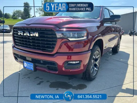 Red 2026 Ram 1500 Laramie for sale in Newton, IA