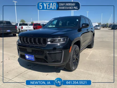 Black 2026 Jeep Grand Cherokee L Laredo for sale in Newton, IA