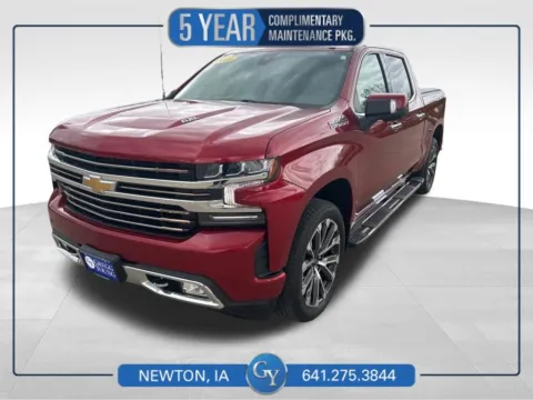 Red 2021 Chevrolet Silverado 1500 High Country for sale in Newton, IA