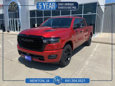 Red 2026 Ram 1500 Laramie for sale in Newton, IA