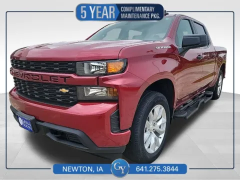Red 2020 Chevrolet Silverado 1500 Custom for sale in Newton, IA