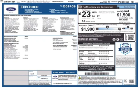 Photos of 2023 Ford Explorer XLT for sale in Newton, IA at Gregg Young of Newton
