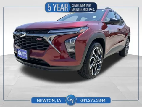 Red 2025 Chevrolet Trax 2RS for sale in Newton, IA