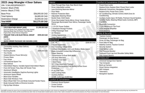 Photos of 2023 Jeep Wrangler Sahara for sale in Newton, IA at Gregg Young of Newton