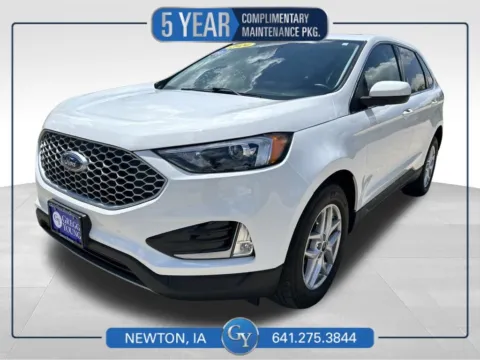 White 2024 Ford Edge SEL for sale in Newton, IA