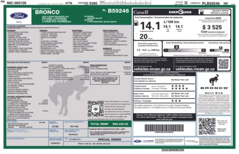 Photos of 2023 Ford Bronco Badlands for sale in Newton, IA at Gregg Young of Newton
