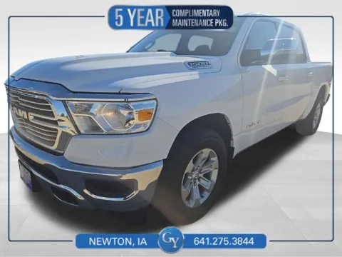 White 2024 Ram 1500 Laramie for sale in Newton, IA