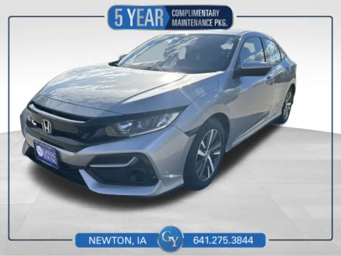Silver 2020 Honda Civic LX for sale in Newton, IA
