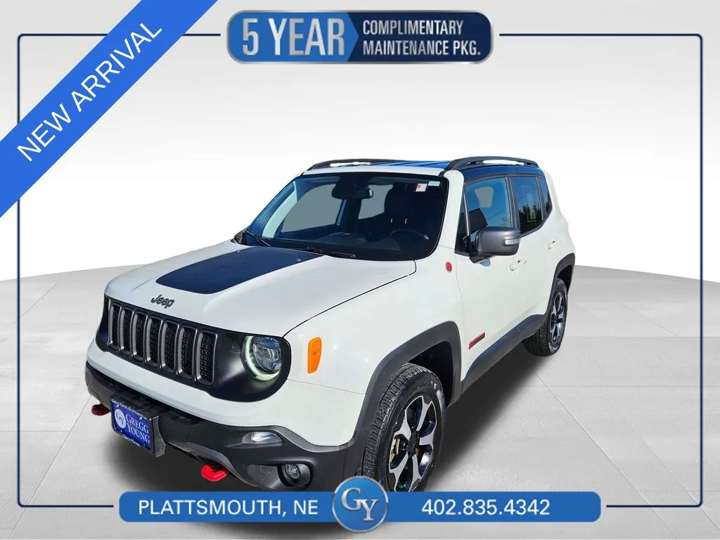 White 2020 Jeep Renegade Trailhawk for sale in Plattsmouth, NE
