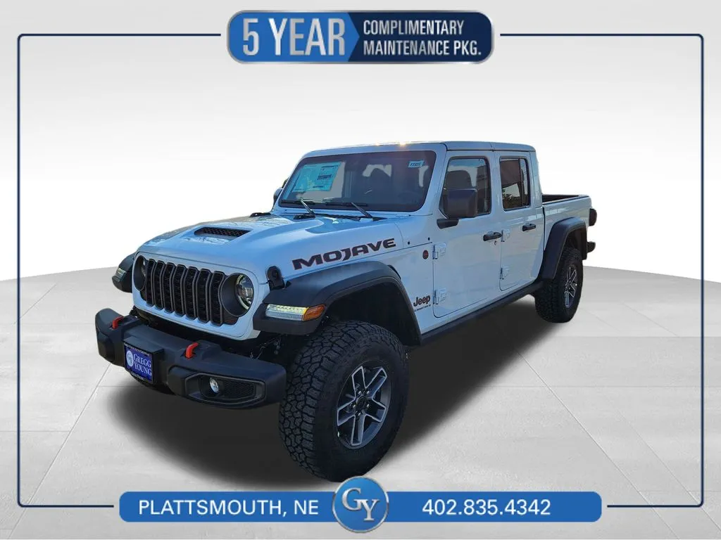 White 2025 Jeep Gladiator Mojave for sale in Plattsmouth, NE