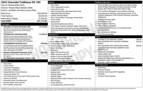 Photos of 2023 Chevrolet TrailBlazer RS for sale in Plattsmouth, NE at Gregg Young of Plattsmouth