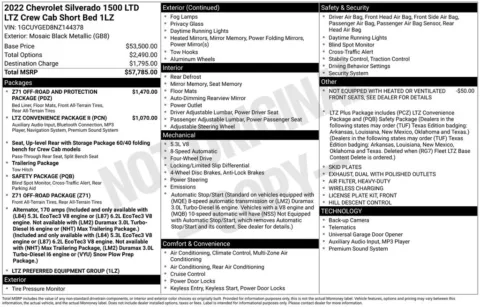 Photos of 2022 Chevrolet Silverado 1500 LTD LTZ for sale in Plattsmouth, NE at Gregg Young of Plattsmouth