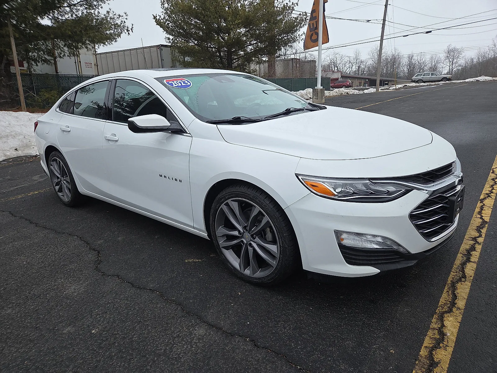 White 2023 Chevrolet Malibu LT for sale in Hamburg, PA