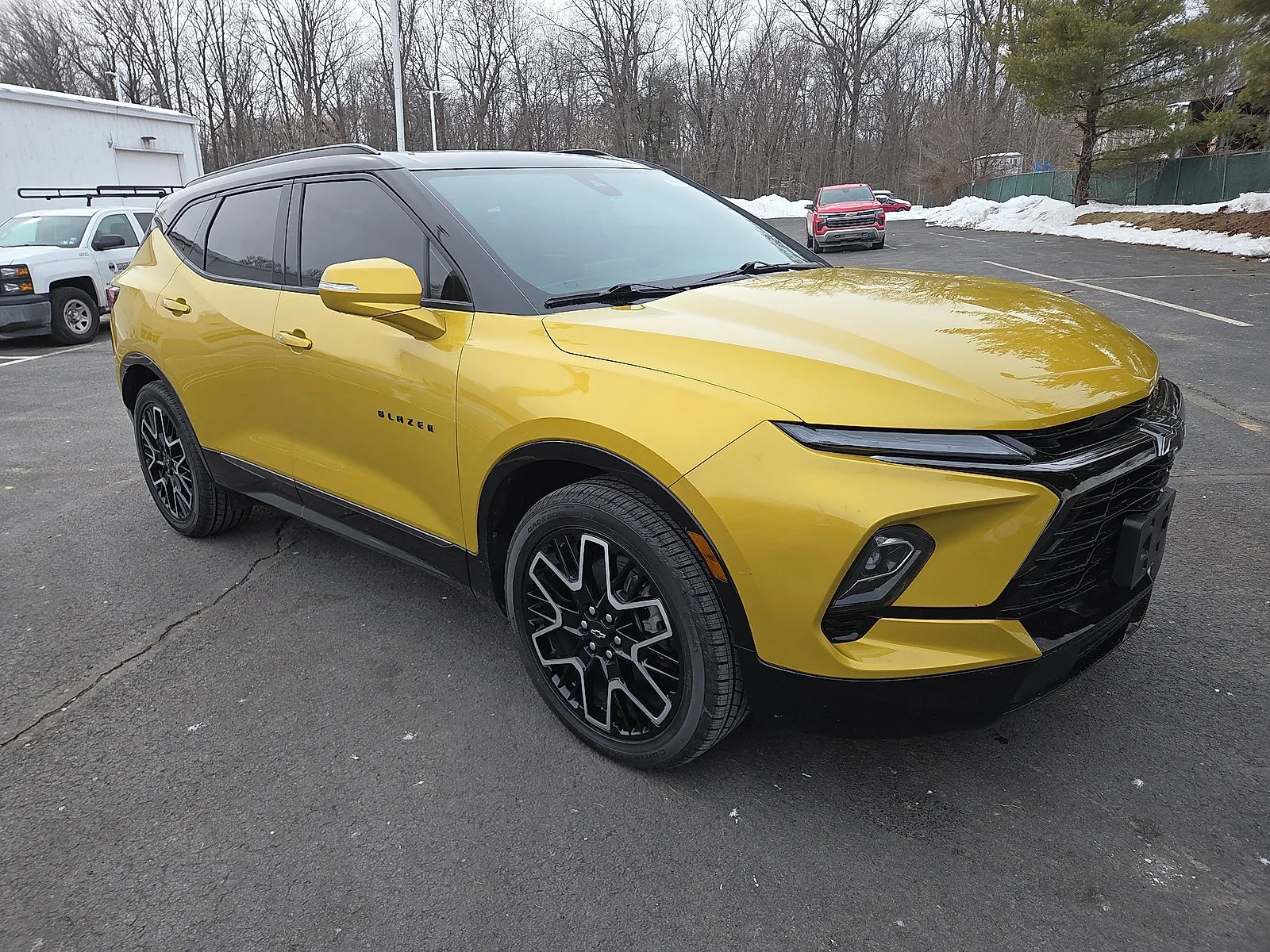 Yellow 2023 Chevrolet Blazer RS for sale in Hamburg, PA