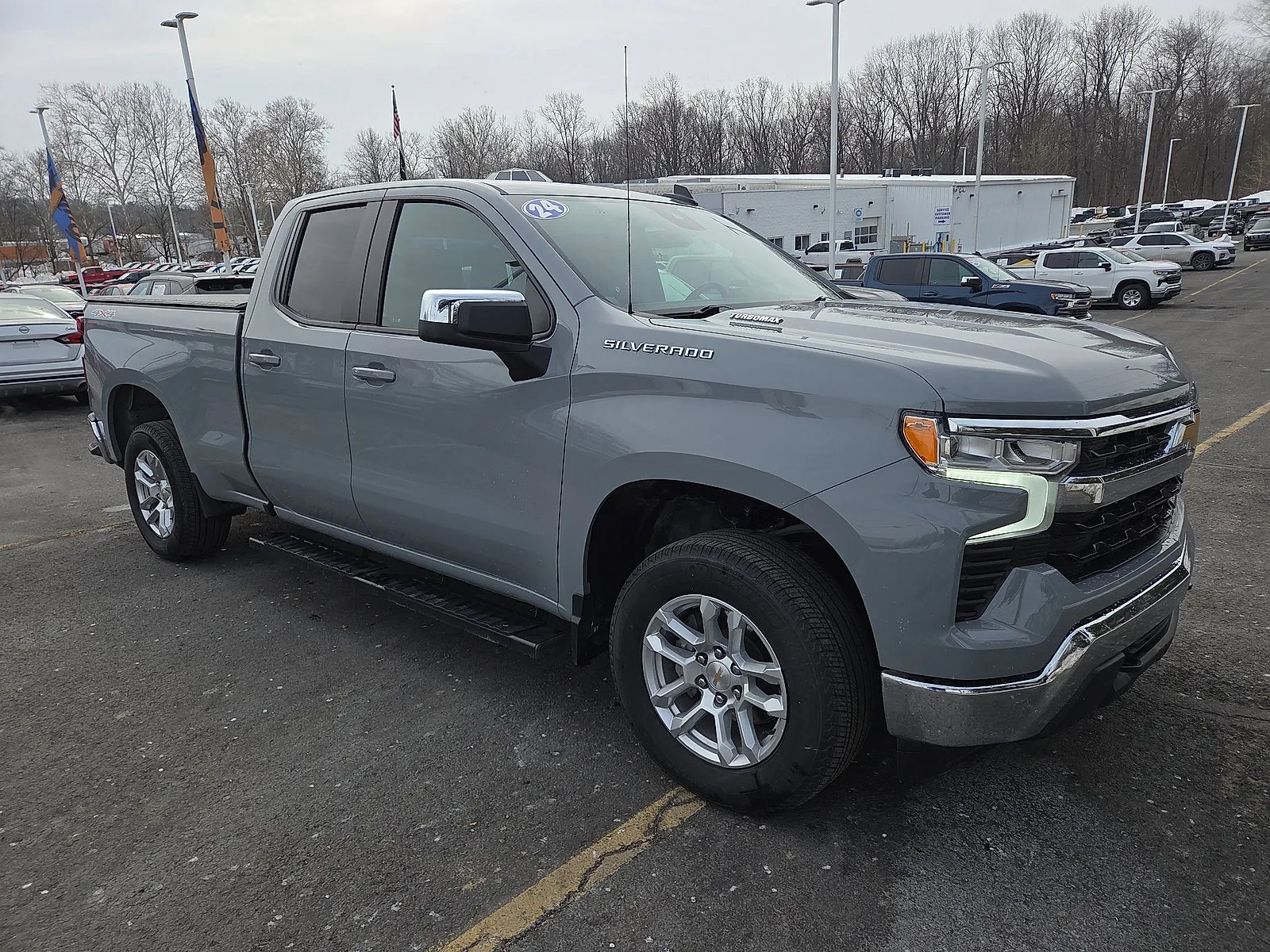 Gray 2024 Chevrolet Silverado 1500 LT for sale in Hamburg, PA