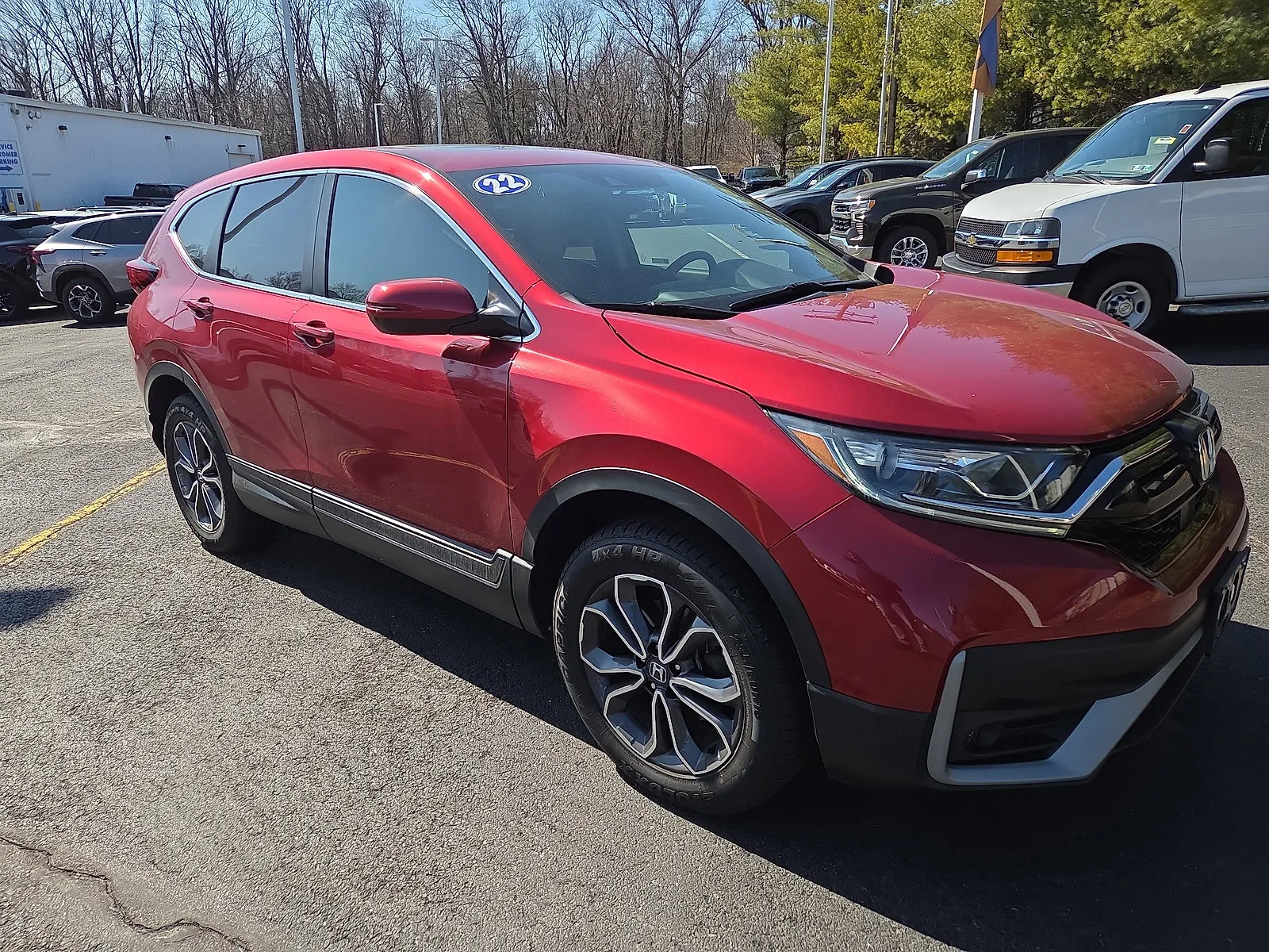 Red 2022 Honda CR-V EX for sale in Hamburg, PA