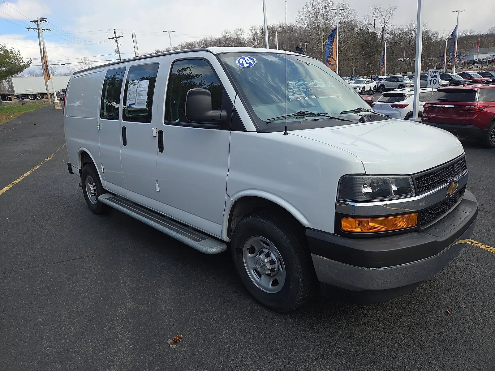 White 2024 Chevrolet Express Cargo Van 2500 for sale in Hamburg, PA