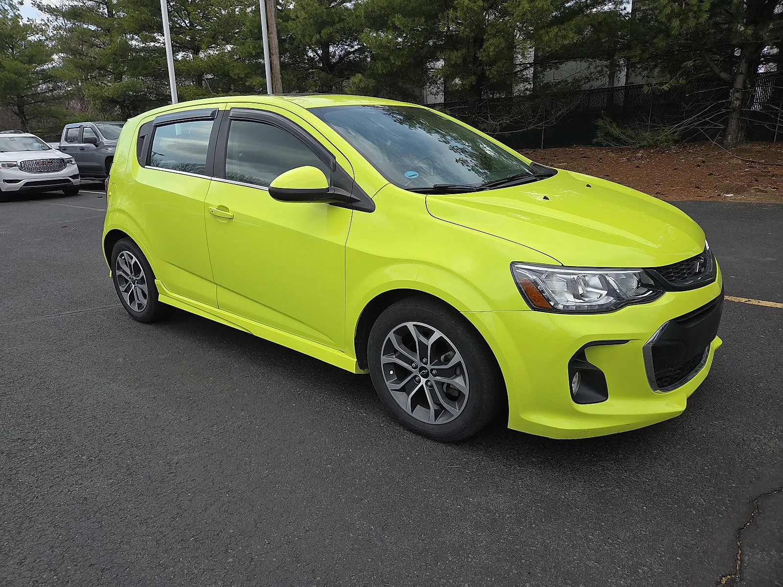 Yellow 2019 Chevrolet Sonic LT for sale in Hamburg, PA
