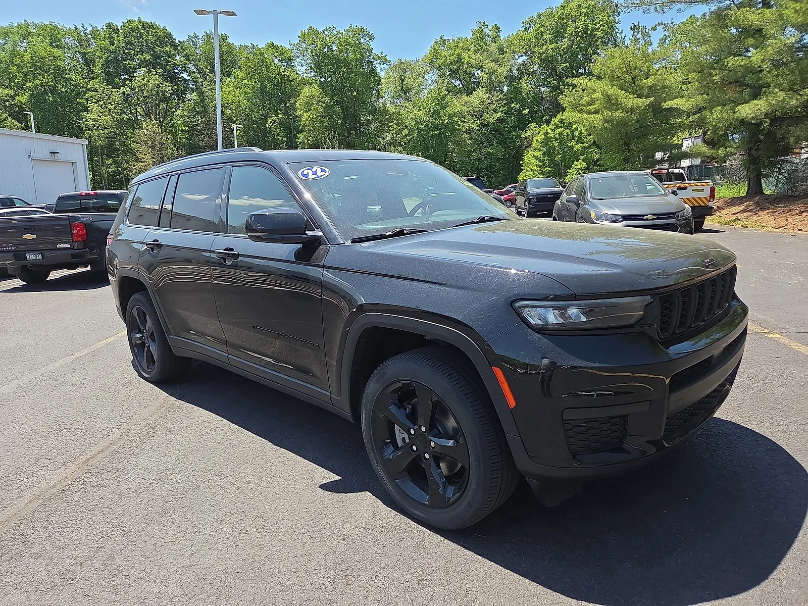 Black 2022 Jeep Grand Cherokee L Altitude for sale in Hamburg, PA