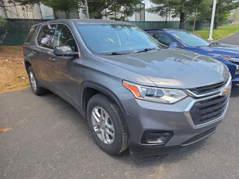Gray 2021 Chevrolet Traverse LS for sale in Hamburg, PA