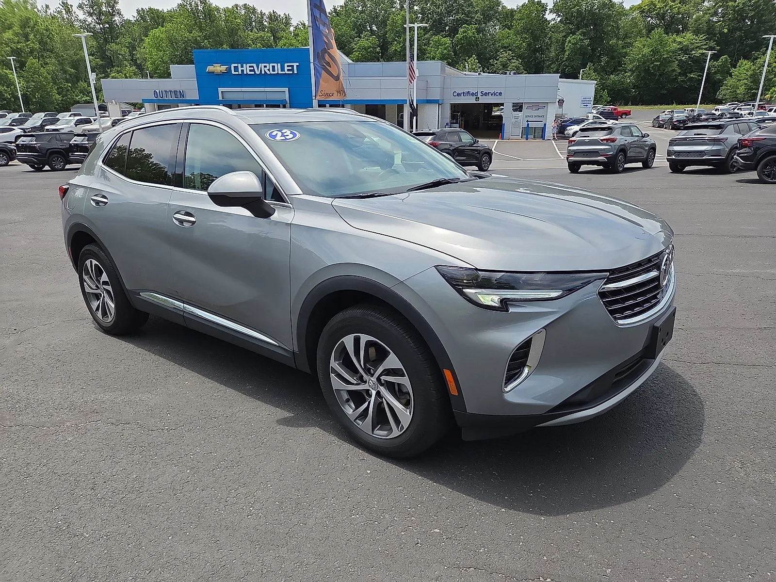 Gray 2023 Buick Envision Essence for sale in Hamburg, PA
