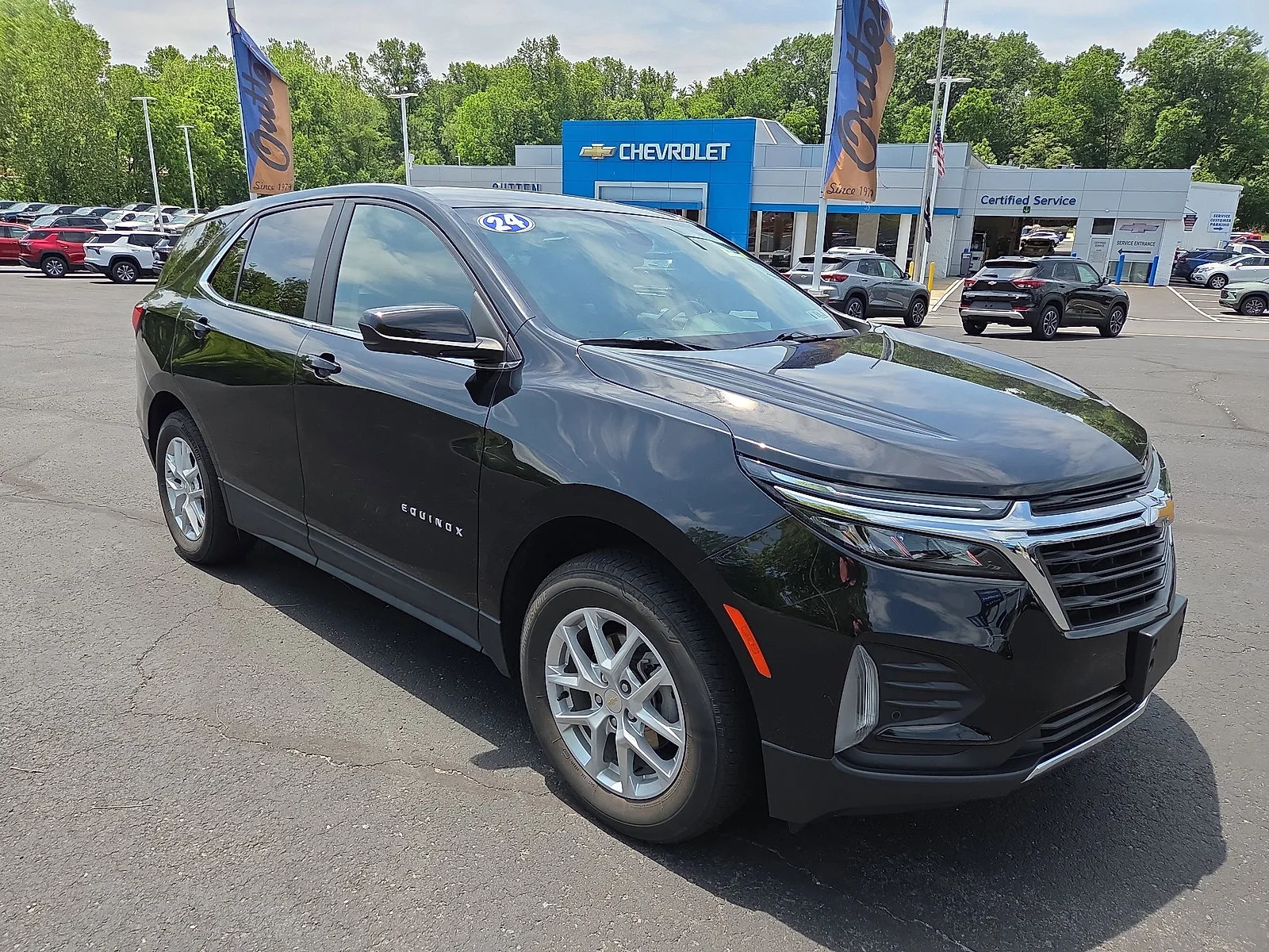 Black 2024 Chevrolet Equinox LT for sale in Hamburg, PA