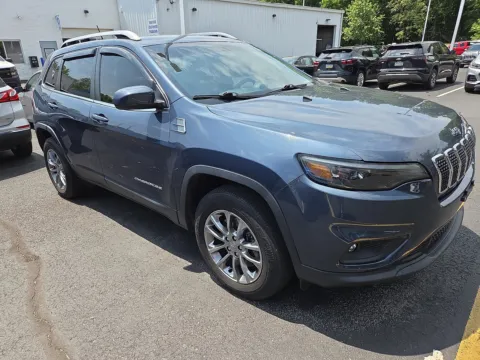 Blue 2019 Jeep Cherokee Latitude Plus for sale in Hamburg, PA