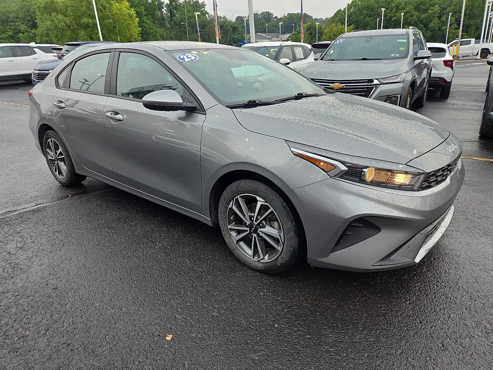 Gray 2023 Kia Forte LXS for sale in Hamburg, PA