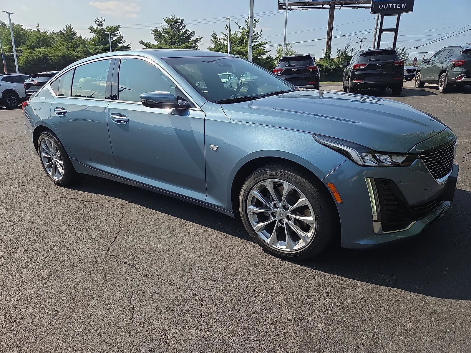 Blue 2023 Cadillac CT5 Premium Luxury for sale in Hamburg, PA