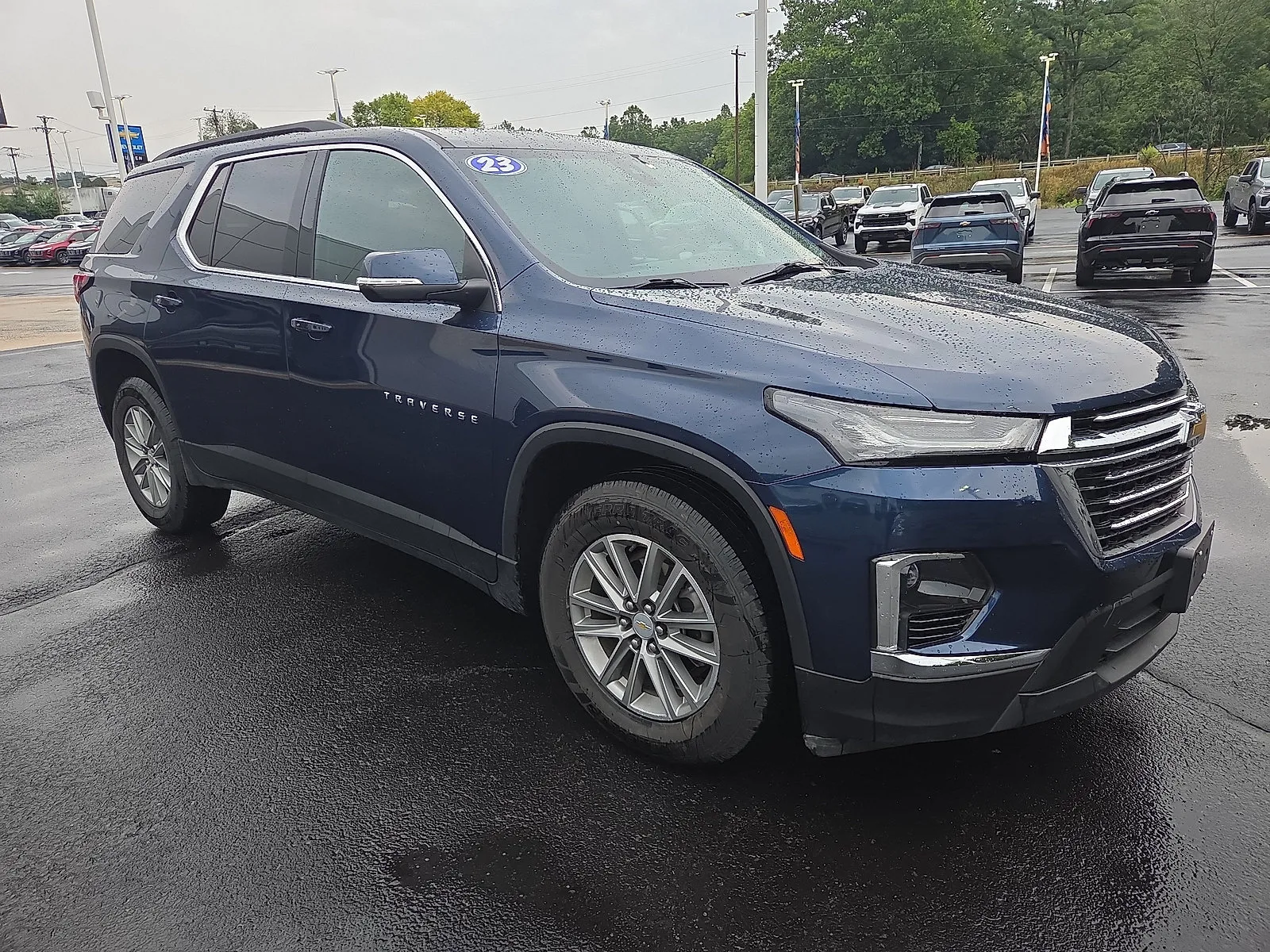 Blue 2023 Chevrolet Traverse LT Cloth for sale in Hamburg, PA