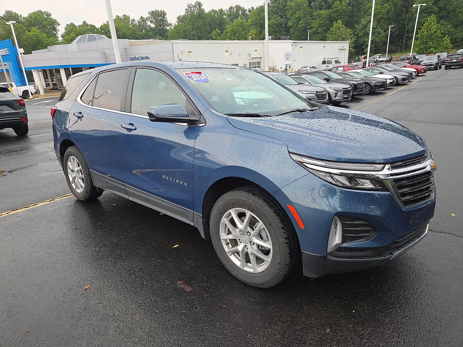 Blue 2024 Chevrolet Equinox LT for sale in Hamburg, PA